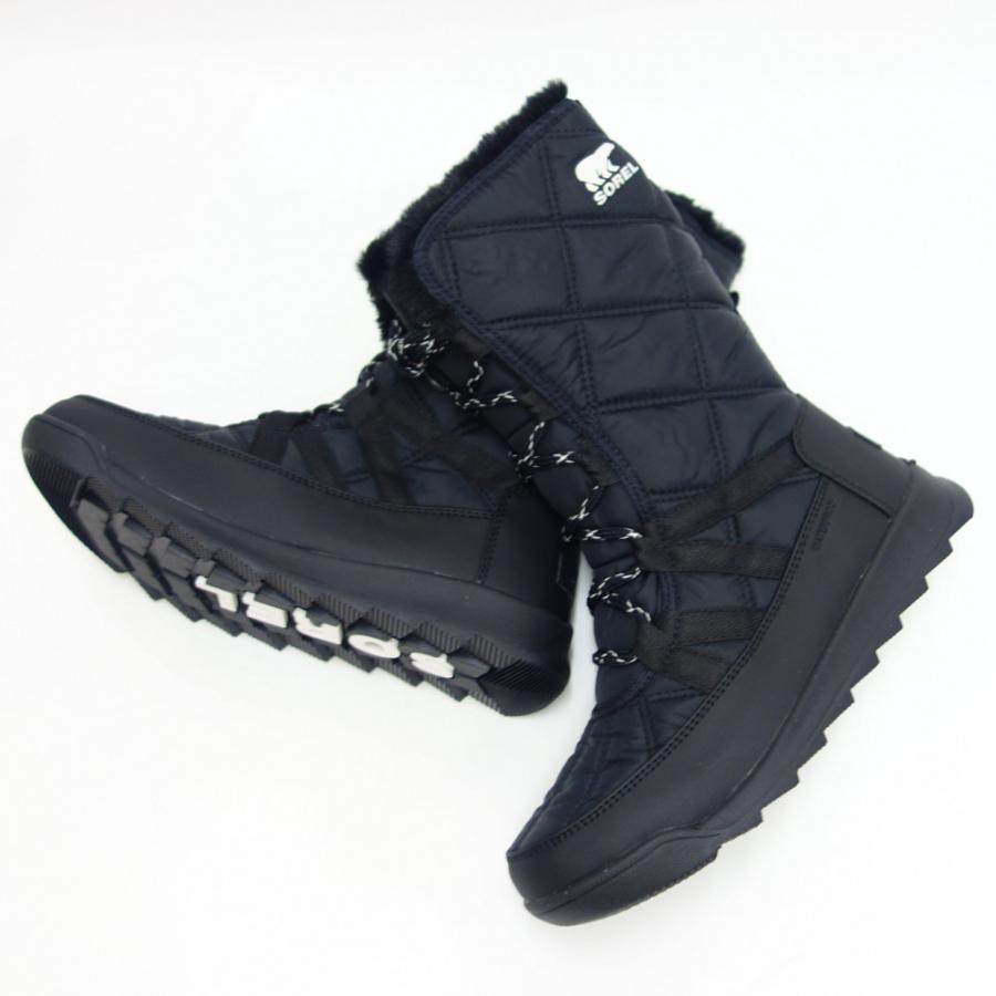 【SALE】 ソレル SOREL NL 3823（レディース） ウィットニー ツー トールレース：ブラック (010)   防水ブーツ ラバーソール 全天候型 ハーフブーツ「靴」 ソレル SOREL NL 3823（レディース） ウィットニー ツー トールレース