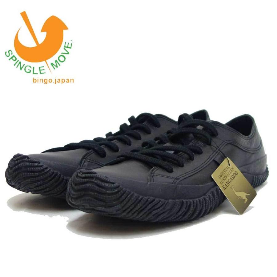 一番の贈り物 スピングル ムーヴ Spingle Move Spm 110 ユニセックス モノクローム 4 カンガルーレザー 天然皮革 スニーカー ラバーソール 靴 スニーカー