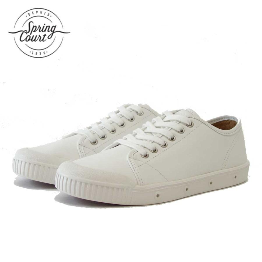 Spring Court スプリングコート G2n V5 メンズ G2 Nappa Leather White 天然皮革のローカットスニーカー Springcourt G2nv5wt 靴のシナガワ 通販 Yahoo ショッピング