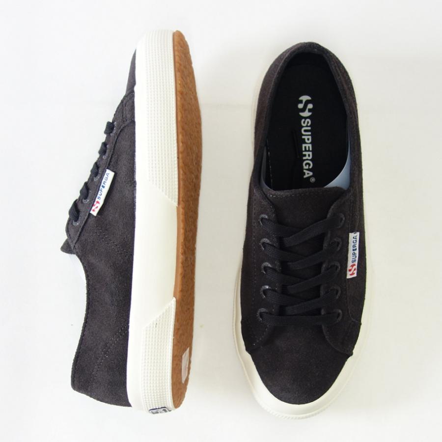 スペルガ SUPERGA 2750 SUEDE（ユニセックス）BLACK BRISTOL-FAVORIO (3a111e6wai5)  風合いの良い天然皮革スニーカー スエード｜shoes-sinagawa｜04