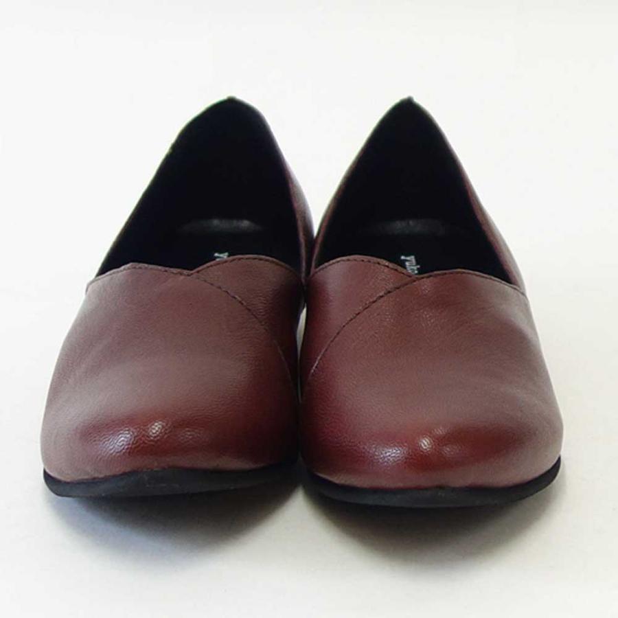 ユーコ イマニシ yuko imanishi + 76149 レッドブラウン 甲深 Vカット