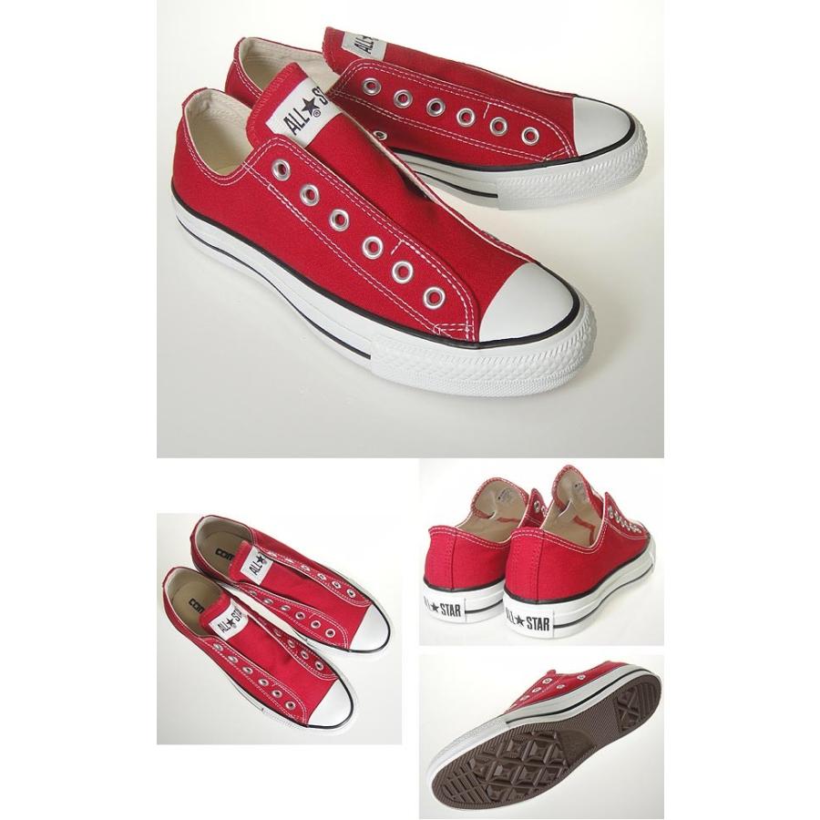 コンバース スニーカー メンズ レディース ローカット スリッポン オールスター スリップ３ Ox グレー レッド 赤 Converse Allstar Slip3 限定 Converce Allstar Slip3 Gray Red シューズウォーカーカワカミ靴店 通販 Yahoo ショッピング
