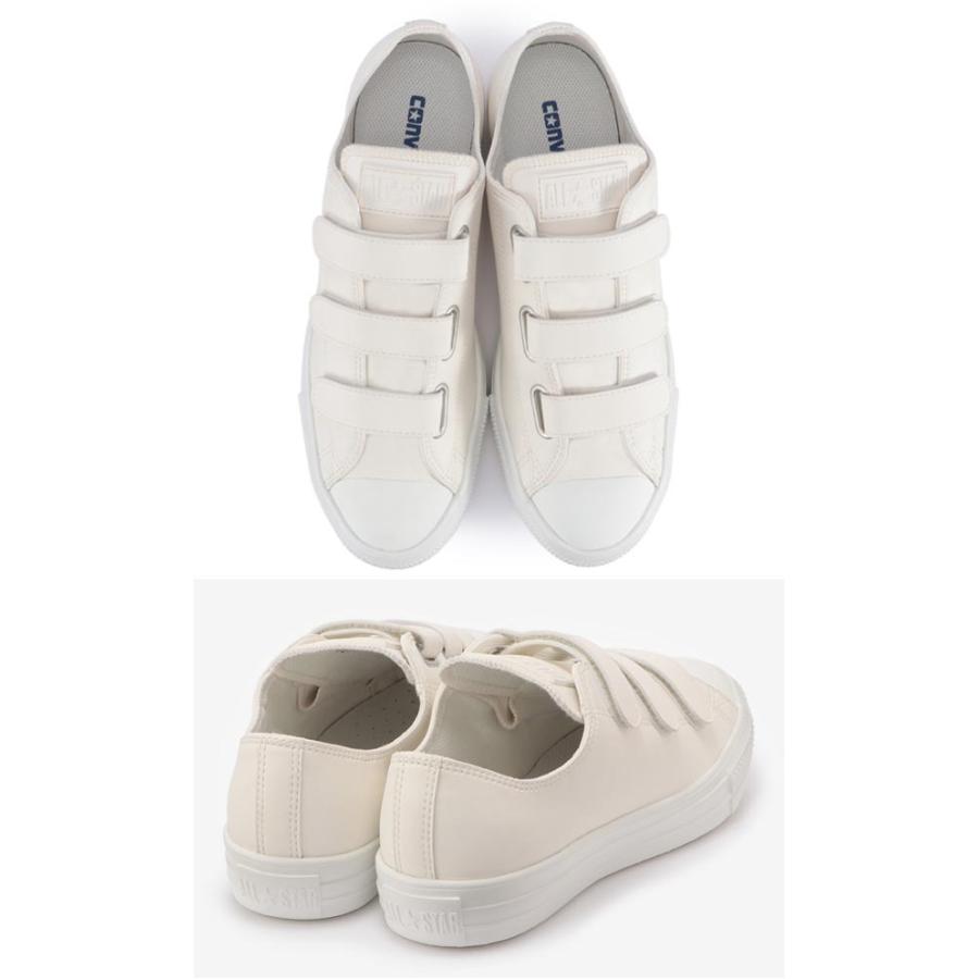 Converse ホワイト ベルクロスニーカー 5.5 CONVERSE コンバース ベルクロスニーカー オールスター ライト