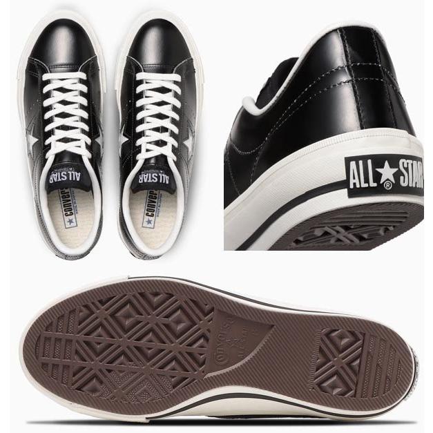 CONVERSE（コンバース） レザー ワンスター 日本製 メンズ 黒 赤 白 本