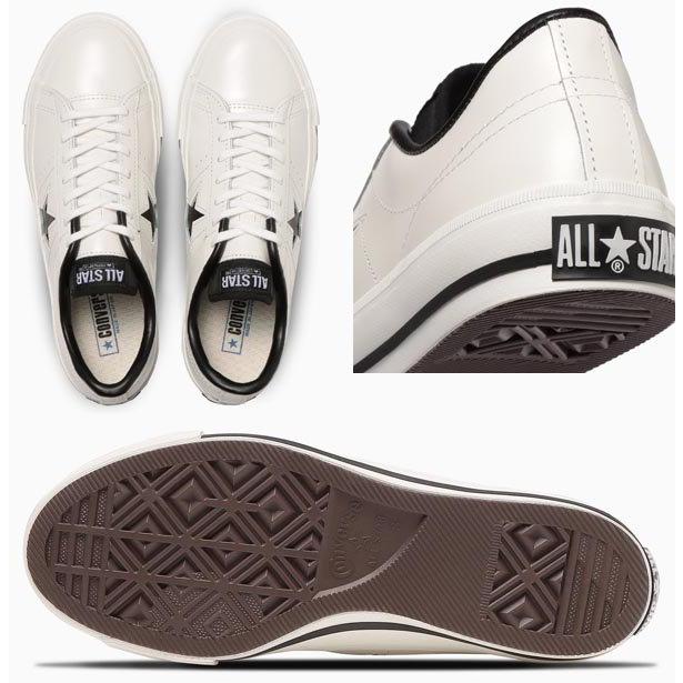 CONVERSE（コンバース） レザー ワンスター 日本製 メンズ 黒 赤 白 本 