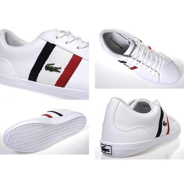 LACOSTE（ラコステ） メンズレザースニーカー LEROND 119 3 ホワイト 