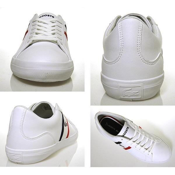 LACOSTE（ラコステ） レザースニーカー メンズ LEROND TRI 1 ホワイト