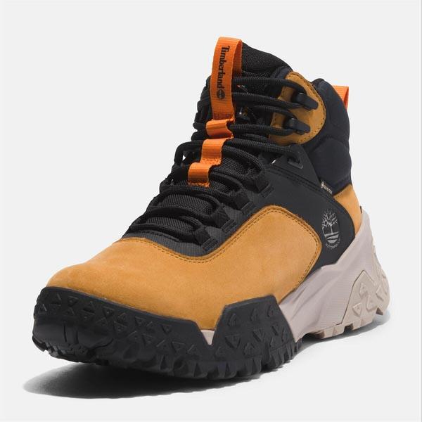 ティンバーランド Timberland MID LC WP HIKER BOOTS GTX モーション スクランブル ミッド ゴアテックス ブーツ ウィート A6B4S 透湿防水 ヌバック GORETEX｜shoes-sneakerkawa｜04