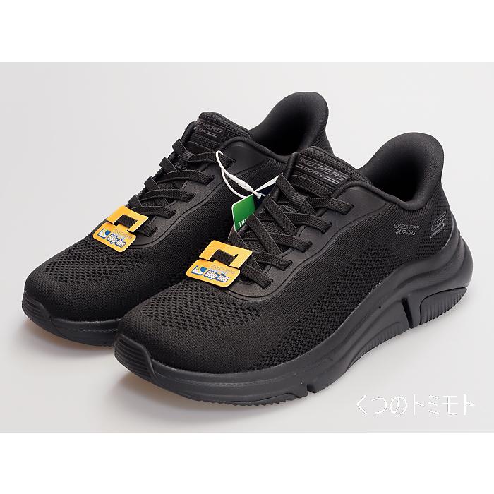 SKECHERS（スケッチャーズ） スリッポン スリップインズ レディース 黒 