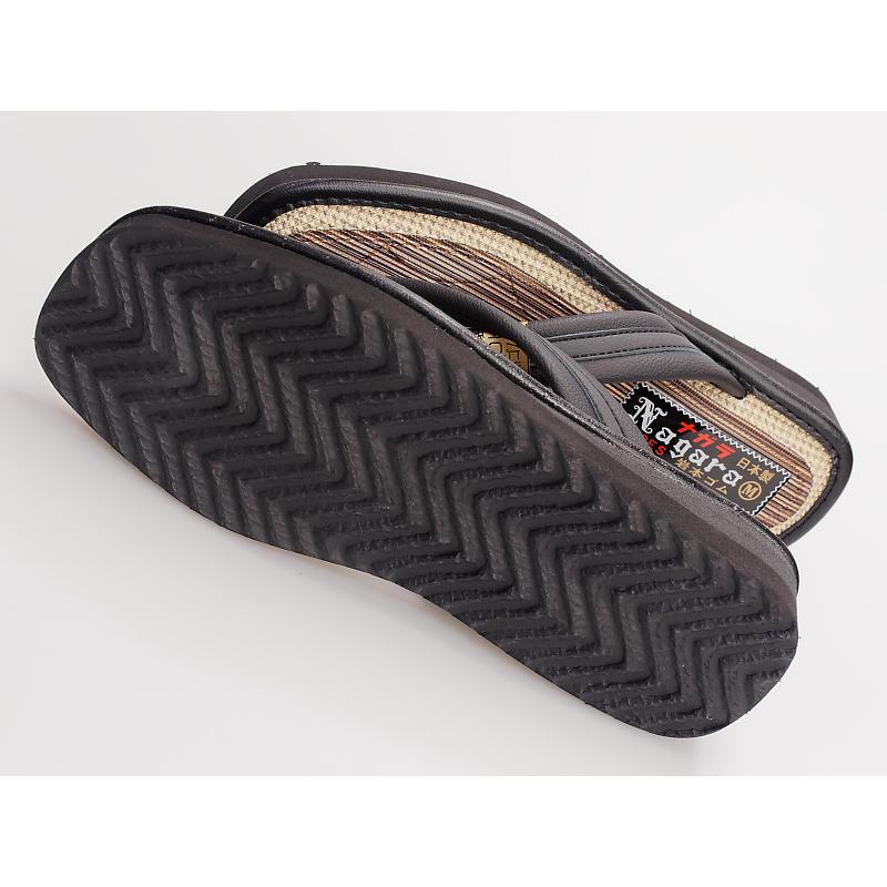 カリプソサンダル トングサンダル メンズ 鼻緒 黒 ブラック ナガラ