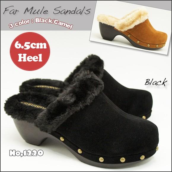 ファー付き 厚底 サボ サンダル No 12 2color サボサンダル ミュールサンダル 軽量ソール 秋 冬 厚底サンダル 12 シューズ ビスタ ヤフー店 通販 Yahoo ショッピング
