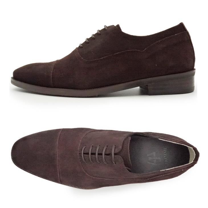 輝く高品質な シークレットシューズ オーダーメイドシューズ メンズ 背が高くなる靴 Tallshoes Oms 7cm ダークブラウンスエード 春 夏 プレゼント クリアランスセール Www Clinicagastroservice Com Br