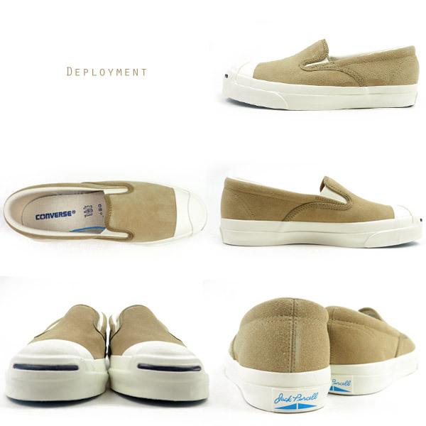 コンバース CONVERSE スリッポン JACK PURCELL RET SUEDE SLIP-ON