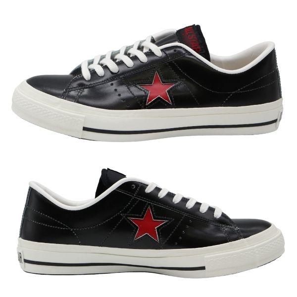 CONVERSE（コンバース） ワンスター スニーカー メンズ 靴 黒 赤