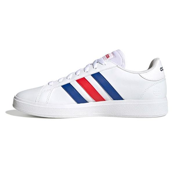 adidas ハイカット /メッシュ/ホワイト/レッド/ブルー/27.5 中古・古着通販】adidas (アディダス) ハイカットスニーカー