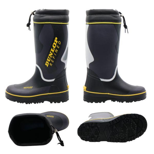 DUNLOP（ダンロップ） 長靴 メンズ ブーツ レインブーツ 靴 黒