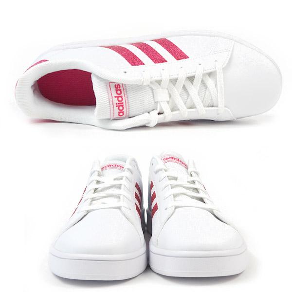 じぇいページ アディダス adidas スニーカー GRANDCOURT K EG5136 レディース