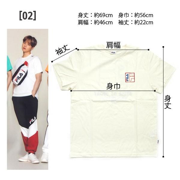 【FILA x BTS※特典なし※】フィラ FILA Tシャツ FM9357 メンズ レディース｜shoesbase2nd｜09