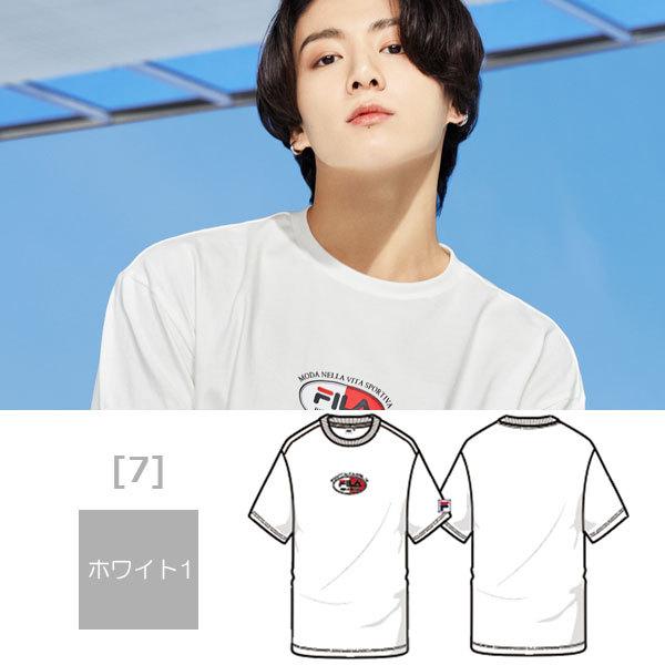 5 31発売 フィラ Fila Tシャツ Fs0136 メンズ レディース グローバルブランドアンバサダー Bts着用モデル 綿100 韓国 ノベルティ Fs0136 シューズベースyahoo 店 通販 Yahoo ショッピング