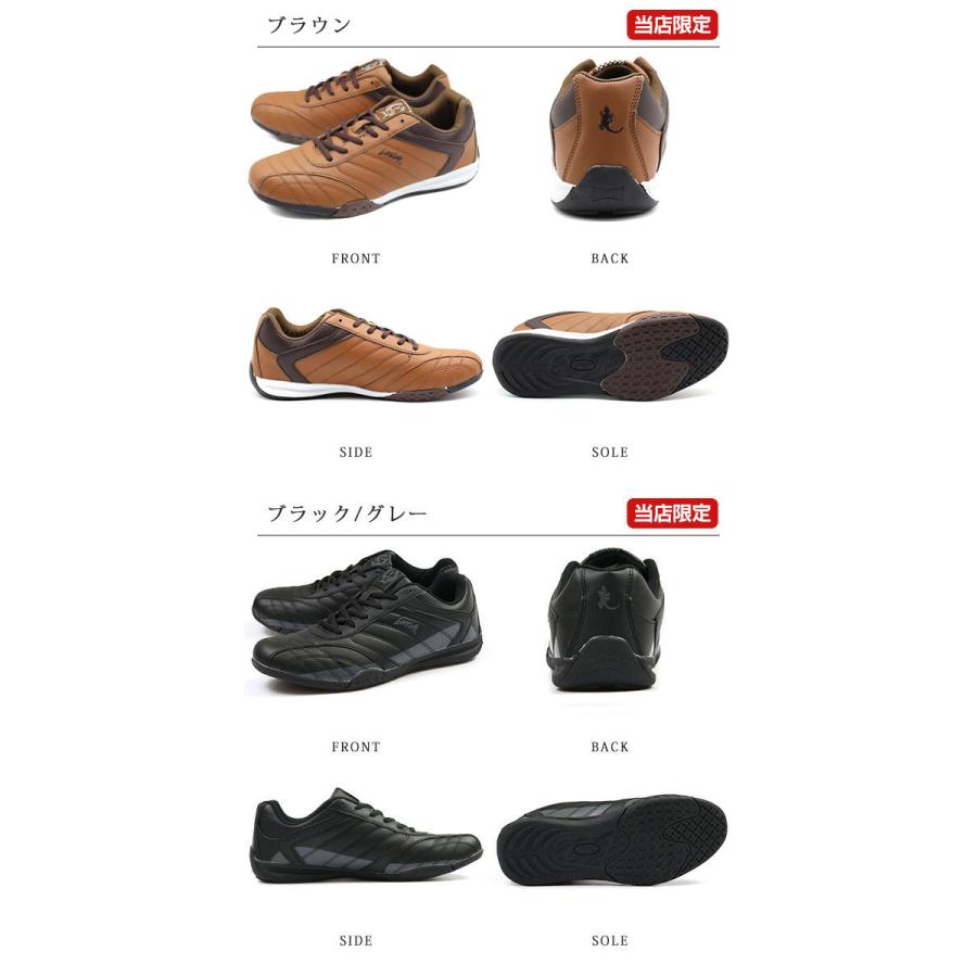 スニーカー メンズ 白 黒ドライビングシューズ 軽量 3E 幅広 40代 50代 カジュアル LARKINS L-6236｜shoesbase2nd｜11