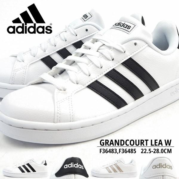 adidas（アディダス） スニーカー GRANDCOURT LEA W グランドコート LEA W F36483/F36485 メンズ ...