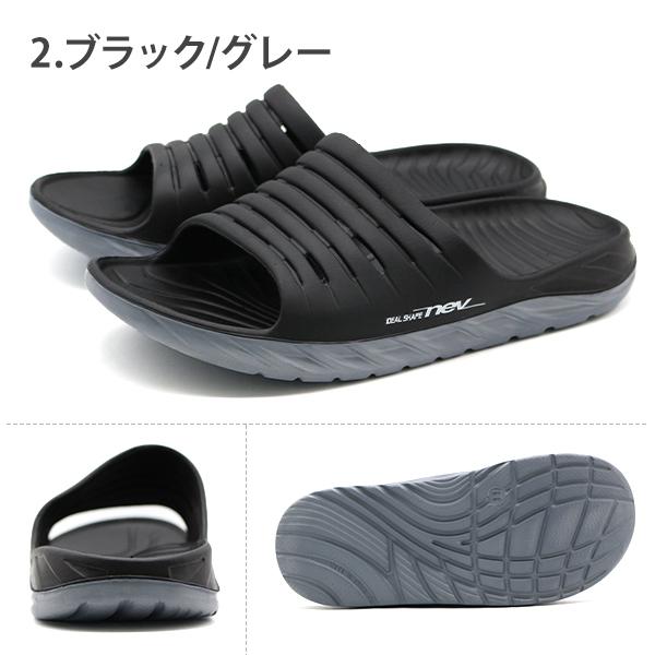 サンダル メンズ 靴 快適 シャワーサンダル スポーツサンダル 黒