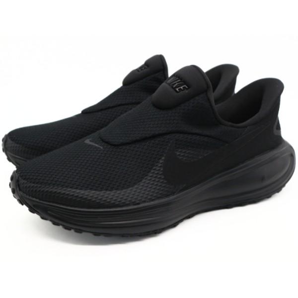 NIKE ナイキ スニーカー レディース メンズ スリッポン  REVOLUTION 8 EASYON HQ2415-005 ブラック ハンズフリー シンプル ランニング ウォーキング シューズ