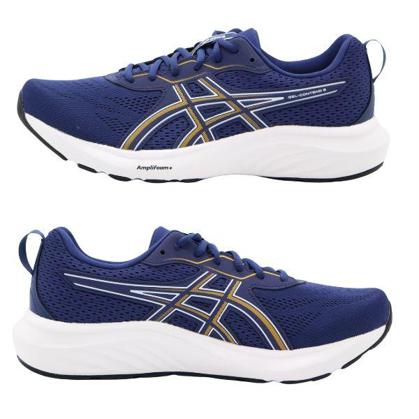 ASICS アシックス スニーカー メンズ 靴 青 ブルー 白 ホワイト