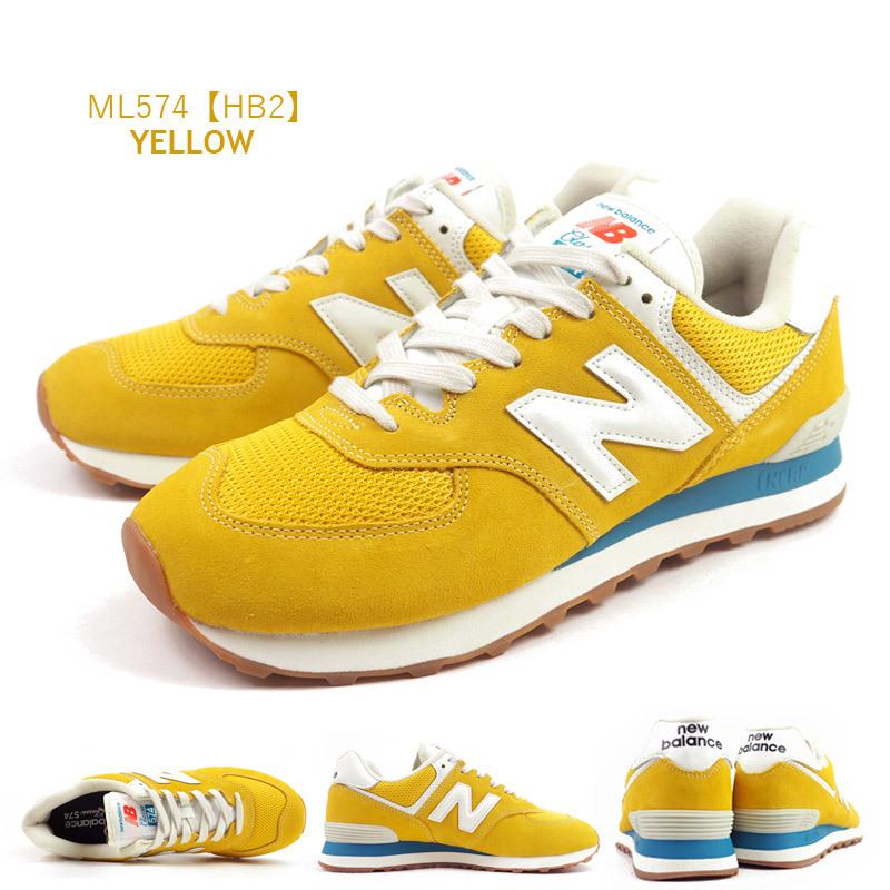 ニューバランス new balance スニーカー ML574 HA2/HB2/HC2 メンズ レディース カジュアル スエード メッシュ ランニングスニーカー 赤 黄色｜shoesbase｜07