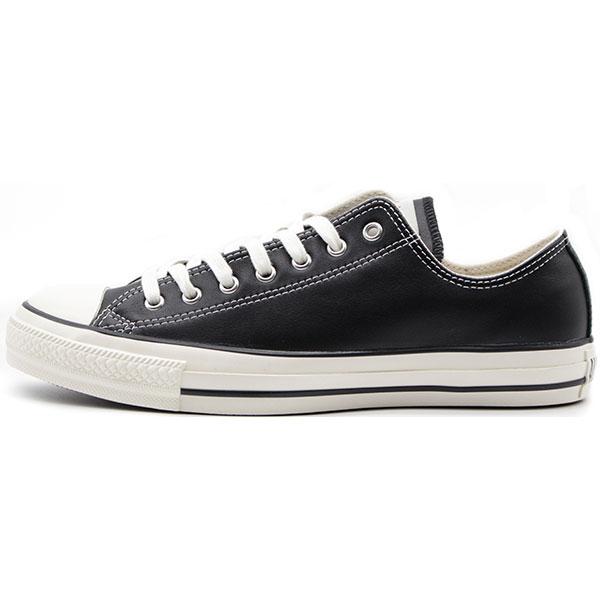 コンバース オールスター スニーカー レザー メンズ 靴 黒 ブラック オリジネーター CONVERSE LEATHER ALL STAR US OX｜shoesbase｜03