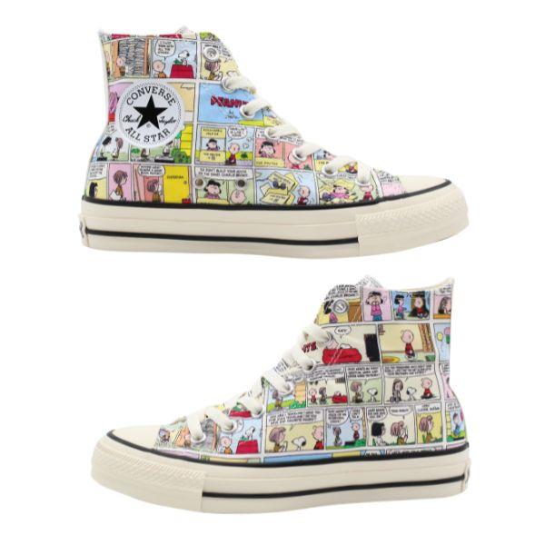 コンバース スニーカー レディース 靴 ハイカット 白 ホワイト スヌーピー PEANUTS ピーナッツ かわいい おしゃれ CONVERSE ALL STAR (R) PEANUTS CP HI 1SD795｜shoesbase｜05