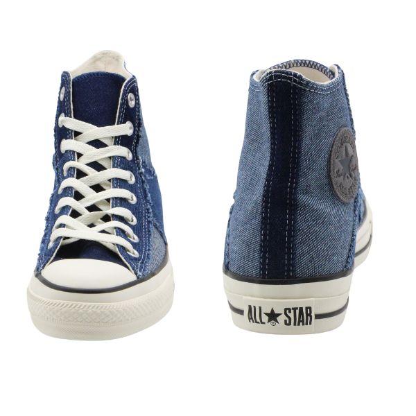 コンバース スニーカー メンズ 靴 ハイカット デニム 青 おしゃれ オールスター 新作 ALL STAR (R) DENIMPATCHWORK HI オールスター デニムパッチワーク ハイ｜shoesbase｜05