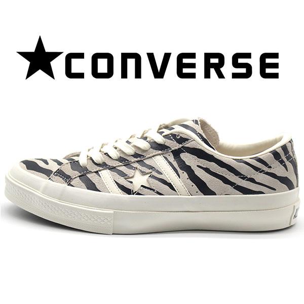 コンバース オールスター スニーカー メンズ 靴 オックス 黒 グレー ゼブラ CONVERSE STAR&BARS ZEBRASUEDE OX｜shoesbase｜02