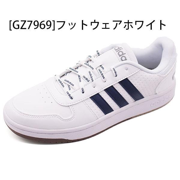 アディダス スニーカー メンズ 靴 黒 白 ブラック ホワイト シンプル 高校生 アディフープ adidas ADIHOOPS 2.0 U｜shoesbase｜05