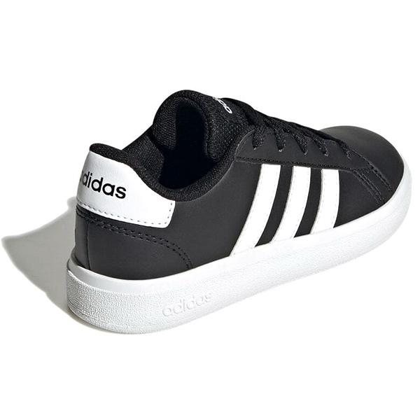 adidas アディダス スニーカー キッズ 靴 黒 ブラック 通学 adidas アディダス スニーカー キッズ 靴 黒 ブラック 通学