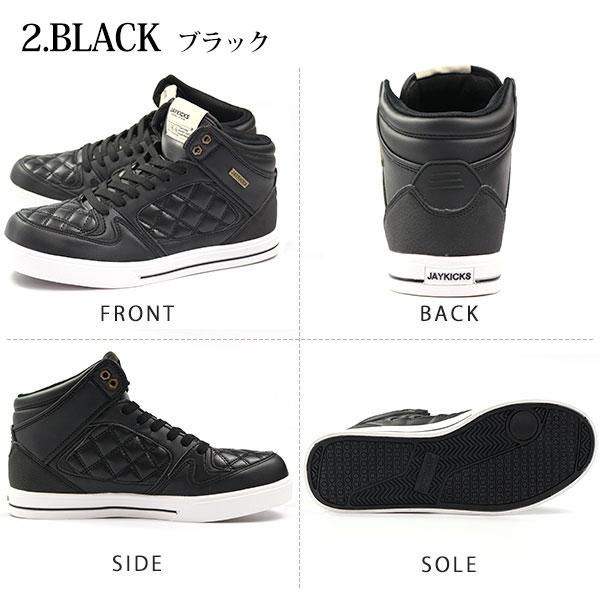 スニーカー メンズ 白 黒 40代 50代 3E 幅広 ハイカット おしゃれ 大きいサイズ JAYKICKS JK4134｜shoesbase｜16