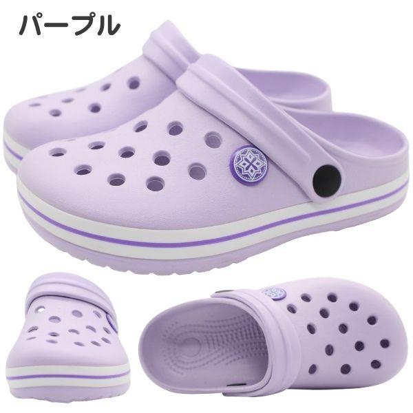 サンダル キッズ クロッグサンダル サボサンダル軽量 2way 黒 ブラック
