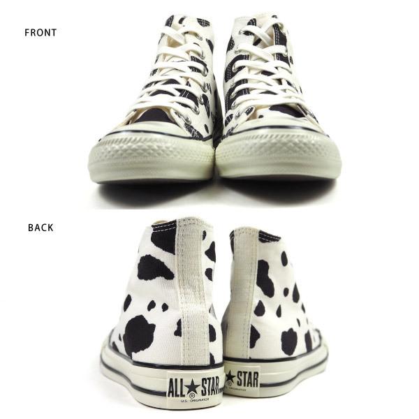 コンバース CONVERSE スニーカー ALL STAR US COWSPOT HI オールスター US カウスポット 1SC563 メンズ レディース カウ柄 ハイカット 牛 ホワイト 白｜shoesbase｜05