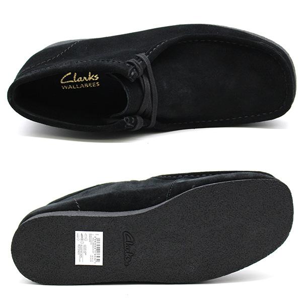 クラークス ワラビー ブーツ メンズ 靴 革靴 黒 ブラック スエード スウェード 本革 レザー ショートブーツ エヴォ Clarks Wallabee EVO BT 26172823 正規品｜shoesbase｜06