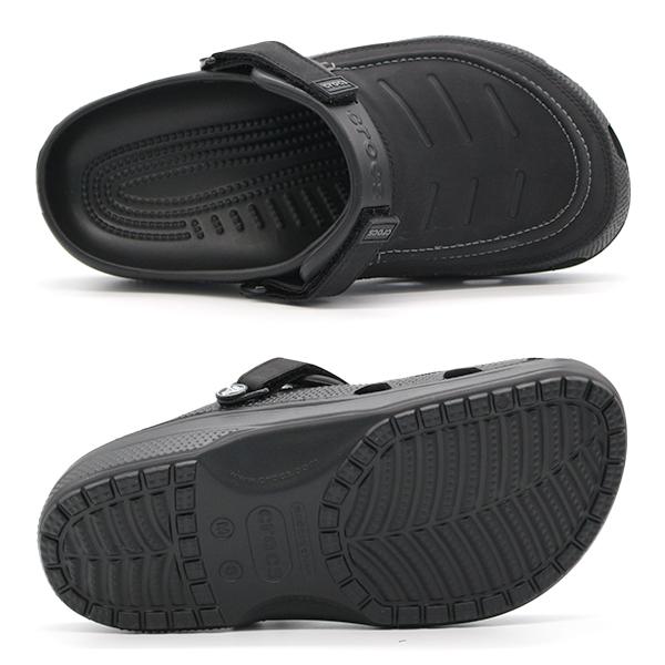 クロックス サンダル メンズ 靴 クロッグサンダル 定番 シンプル 黒 ブラック ブラウン crocs Yukon Vista 2.0 Clog M ユーコン ヴィスタ 2 クロッグ メン｜shoesbase｜06