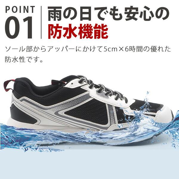 DUNLOP（ダンロップ） メンズ スニーカー 靴 防水 幅広 4E 軽量 軽い