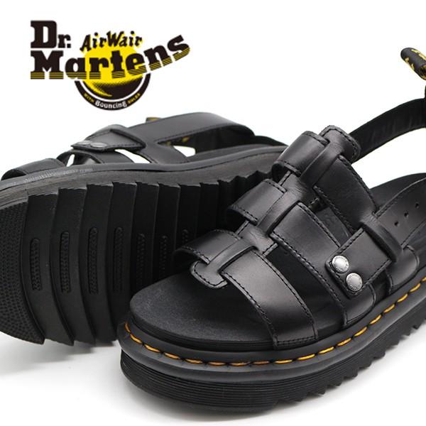 Dr. Martens Terry ブラック サンダル UK8 Dr．Martens(ドクターマーチン) TERRYグルカサンダル ブラック
