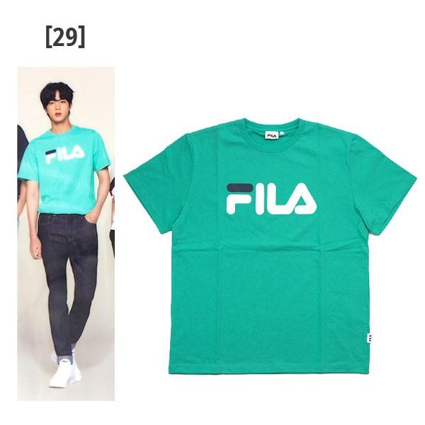 【FILA x BTS※特典なし※】フィラ FILA Tシャツ FM9357 メンズ レディース｜shoesbase｜12