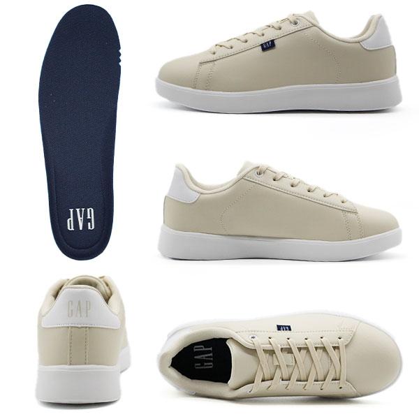 GAP（ギャップ） スニーカー レディース 靴 白 ホワイト 黒 ブラック