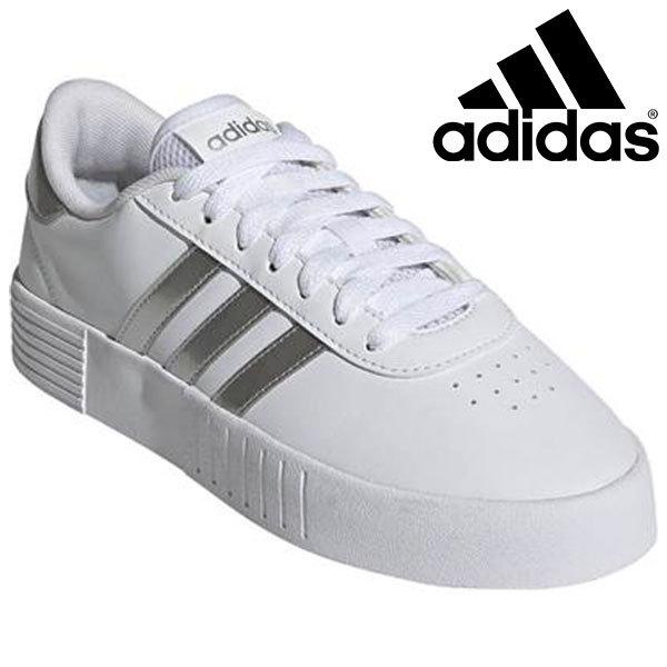 アディダス スニーカー レディース メンズ 靴 白 ホワイト シルバー 厚底 シンプル おしゃれ 定番 コート ボールド Adidas Court Bold W Gz2696 シューズベースpaypayモール店 通販 Paypayモール