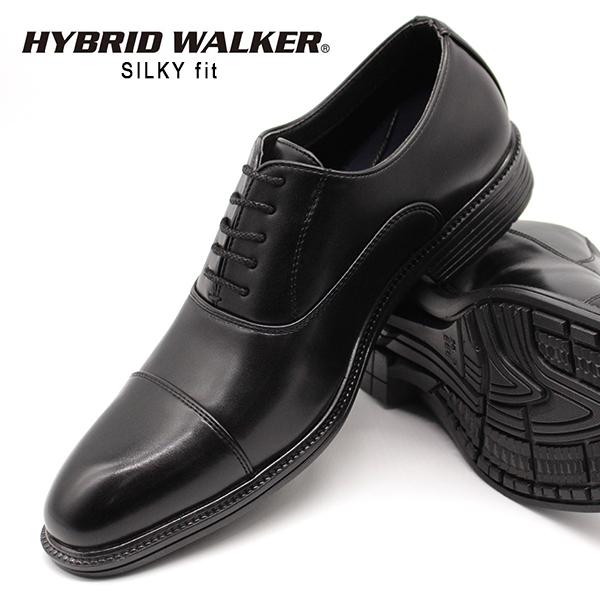 ビジネスシューズ メンズ 靴 革靴 黒 防水 軽量 低反発 HYBRID WALKER HW-4691｜shoesbase｜02