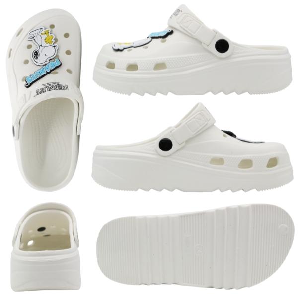 すぬぴん様 Amazon | [キャラクター] スヌーピー レディース 厚底 クロッグ