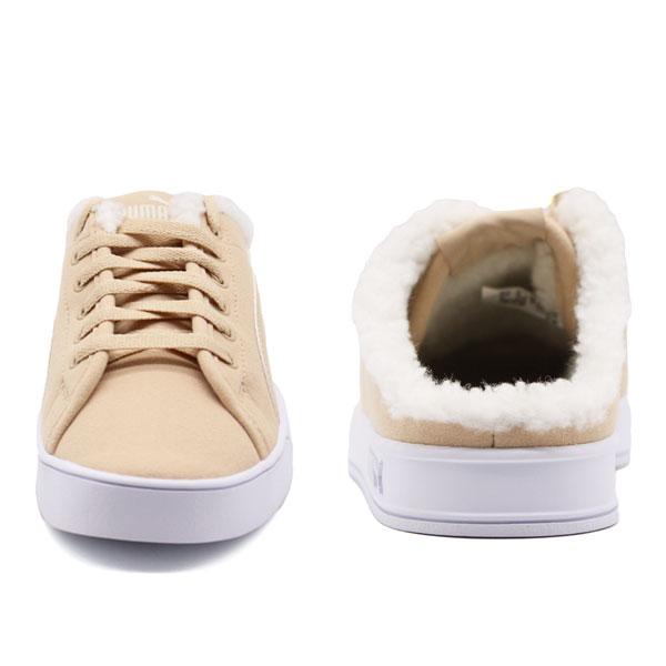 プーマ スニーカー サンダル レディース 靴 防寒 あたたかい シェルパ裏地 かかとなし ブラック 黒 PUMA Bari Mule Sherpa 375953 バリ ミュール シェルパ｜shoesbase｜09