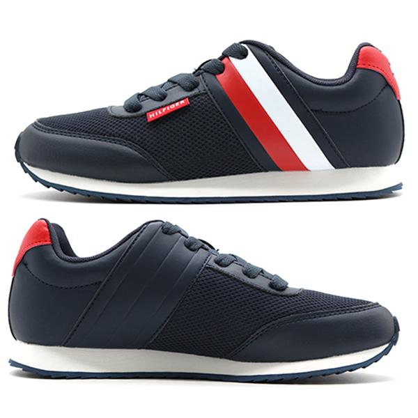 スニーカー キッズ 子供 靴 ジュニア 黒 ブラック トミーヒルフィガー TOMMY HILFIGER TH-100851 TH-100852 TH BELCOURT JOGGER｜shoesbase｜09