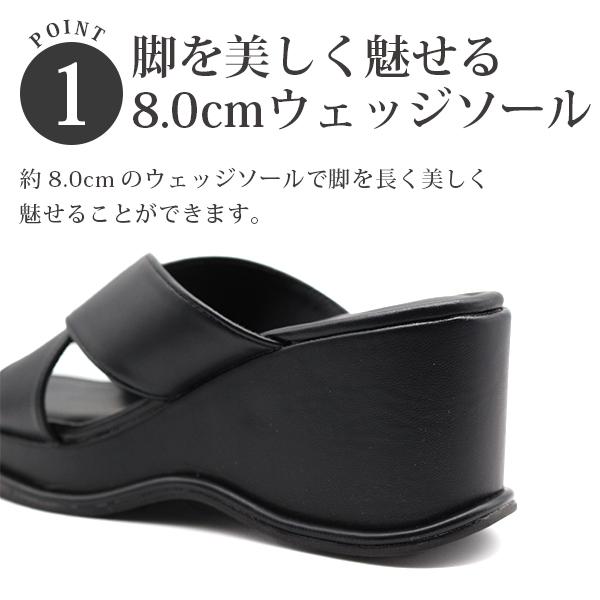 1000円ポッキリ】 サンダル レディース 靴 黒 ブラック 白 美脚 厚底